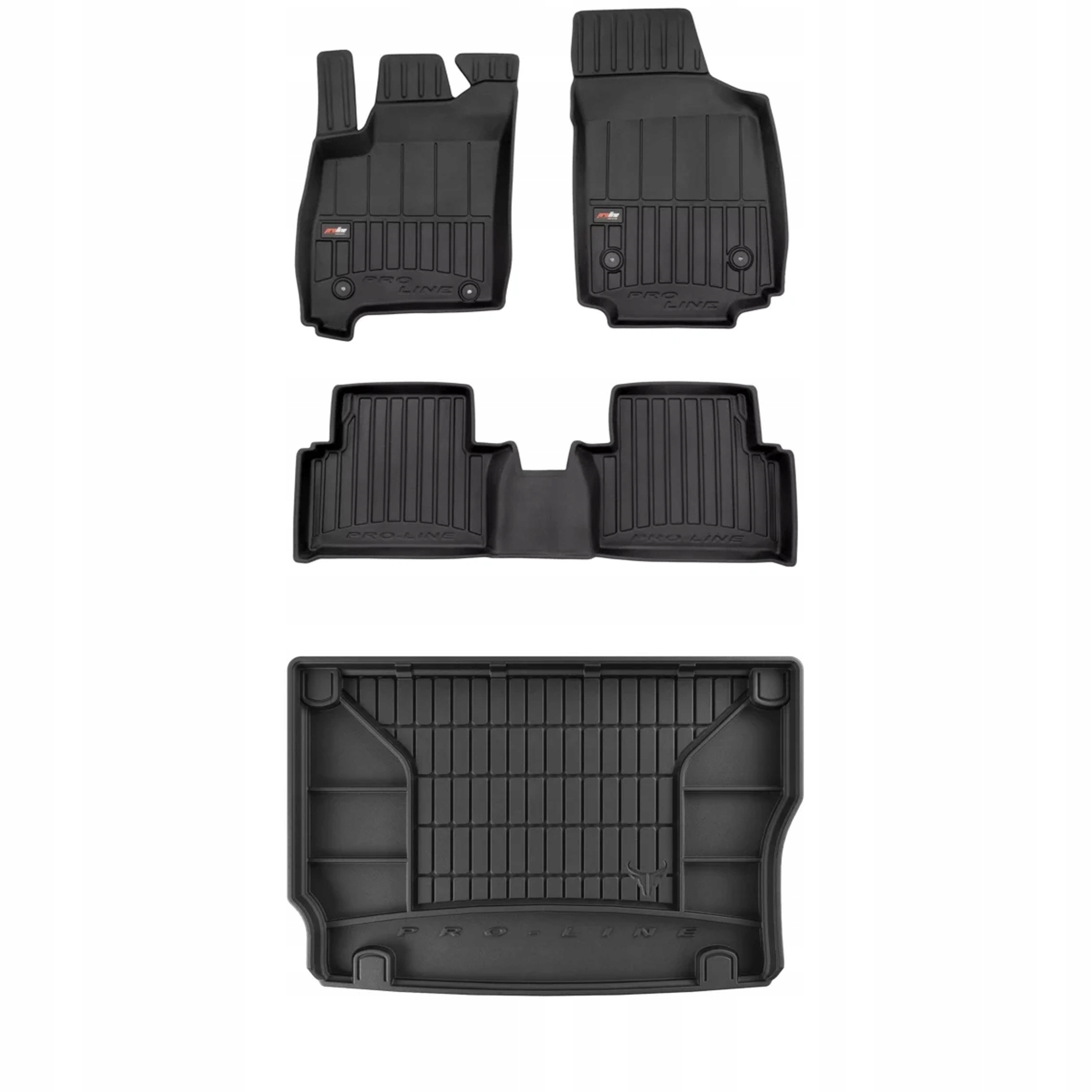 Gumová sada 3D koberčekov a rohoží Opel Meriva A 2003-2010 bez nastaviteľného vývodu