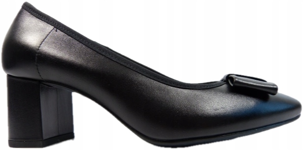 kožené lodičky černé klasické dámské polobotky elegance měkké Sala 37