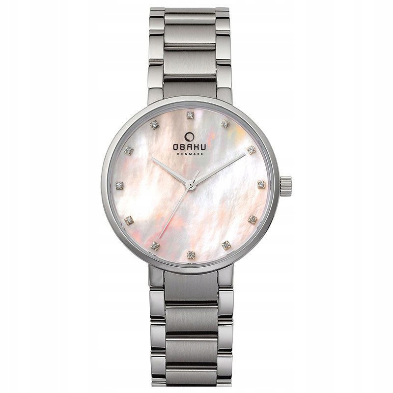 Dámské hodinky Obaku Denmark V189LXCPSC Zirkony stříbrné