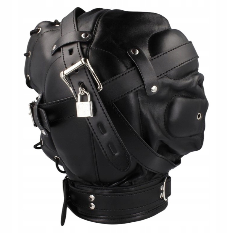 СЕКС-МАСКА ДЛЯ ПОДАВЛЕНИЯ ЧУВСТВ, SENSORY DEPRIVATION BDSM ФЕТИШ