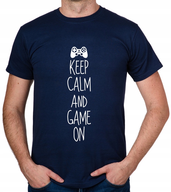 koszulka KEEP CALM AND GAME ON prezent