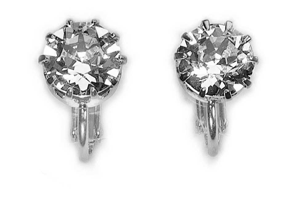 

Małe Klipsy Z Dużym Kryształem Wesele Jablonex