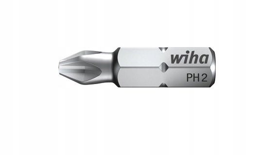 

Bit Standard 25 mm Phillips 1/4" PH2x25 Wiha