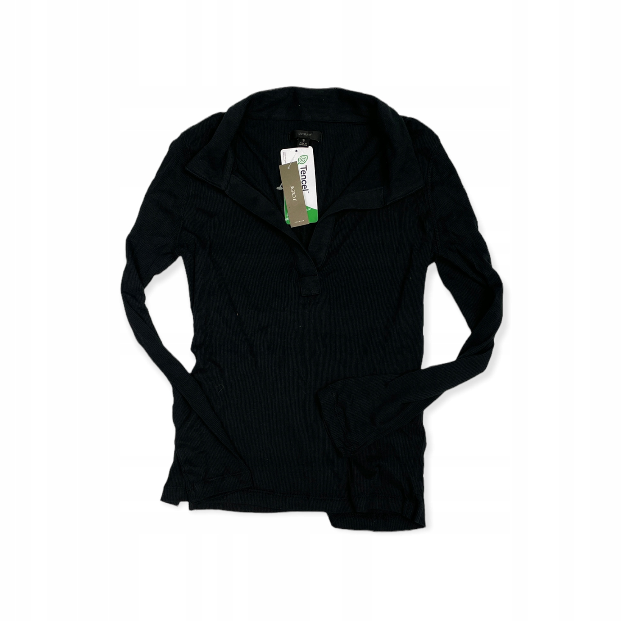 Černá dámská halenka s dlouhým rukávem J. Crew S