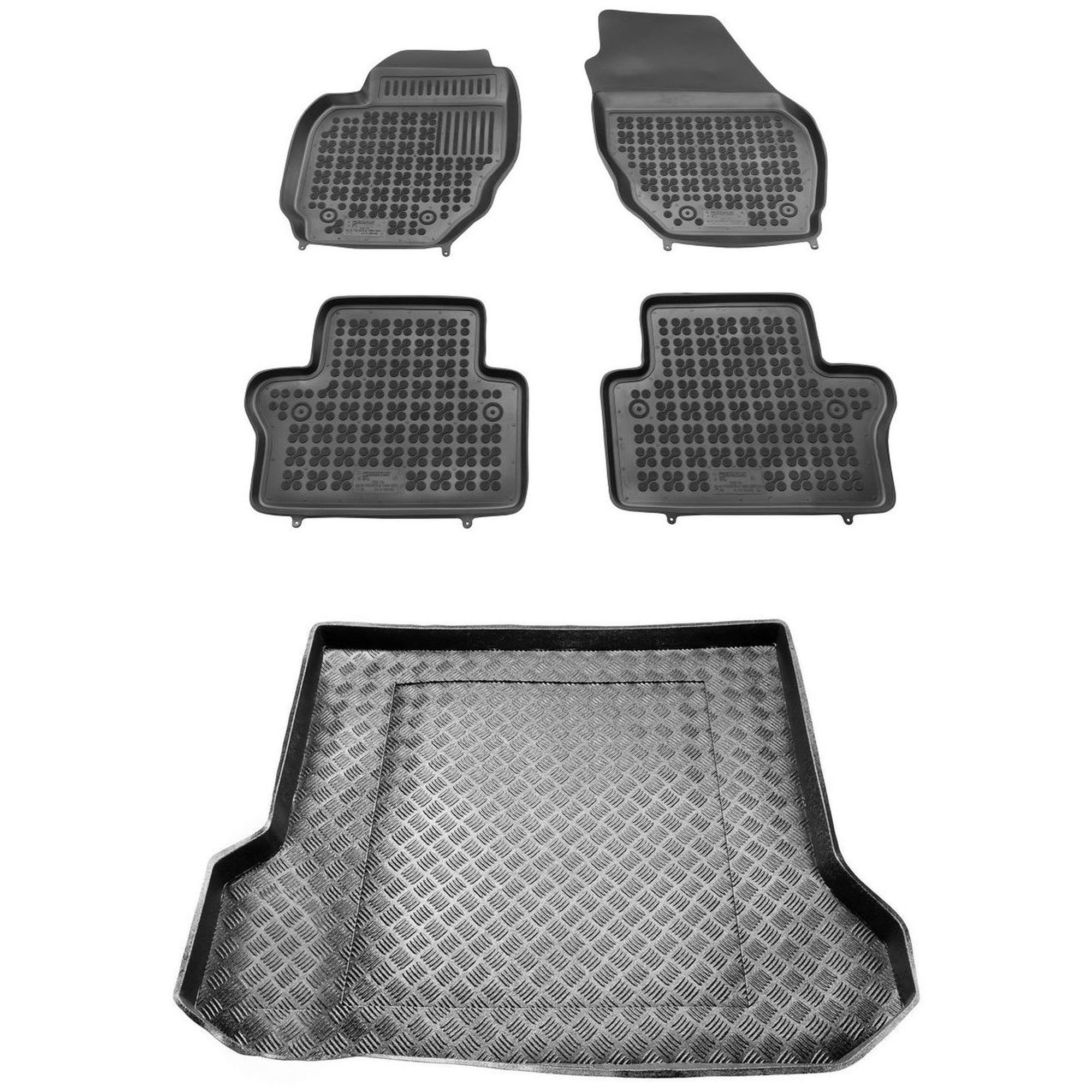 Sada koberčekov a protišmykovej podložky Volvo V70 III 2007-2016