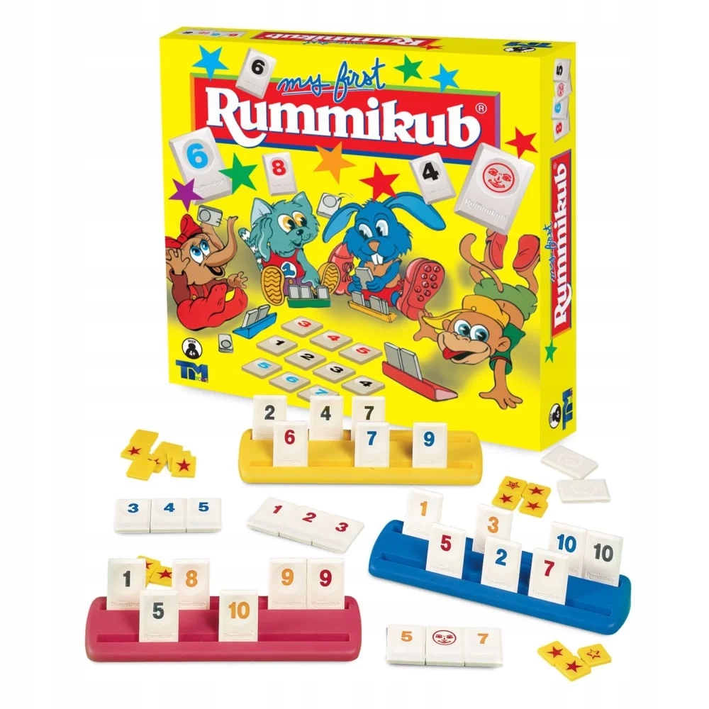 My First Rummikub Gra Planszowa 4+ Junior dla dzieci logiczna