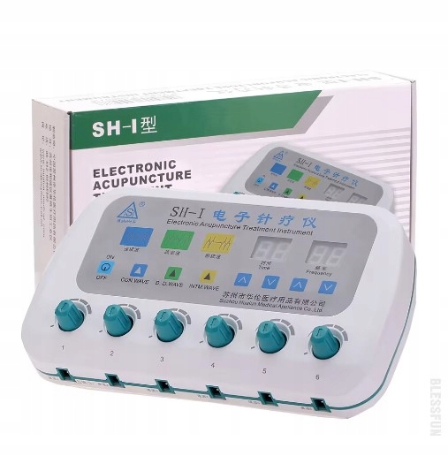 Elektrický akupunkturní stroj masážní přístroj pro péči o tělo s 6-kanálovým systémem