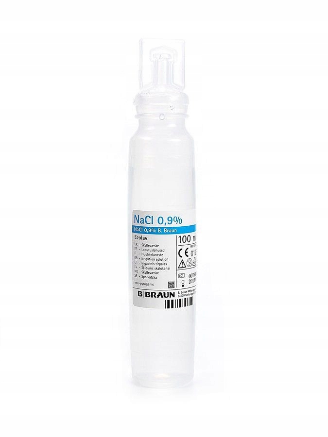 

Sól fizjologiczna Ecolav Nacl 0,9% 100ML B.Braun