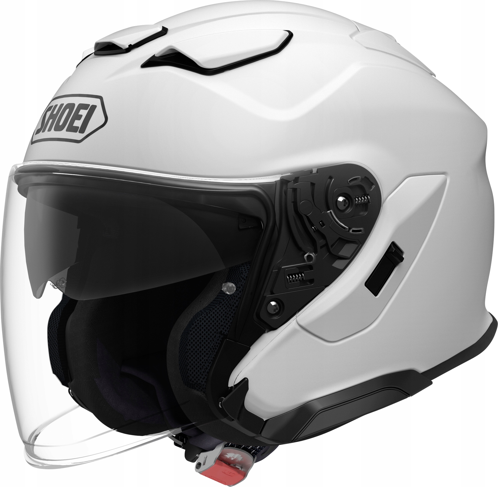 Otvorená motocyklová prilba Shoei J-Cruise 3 biela lesklá M