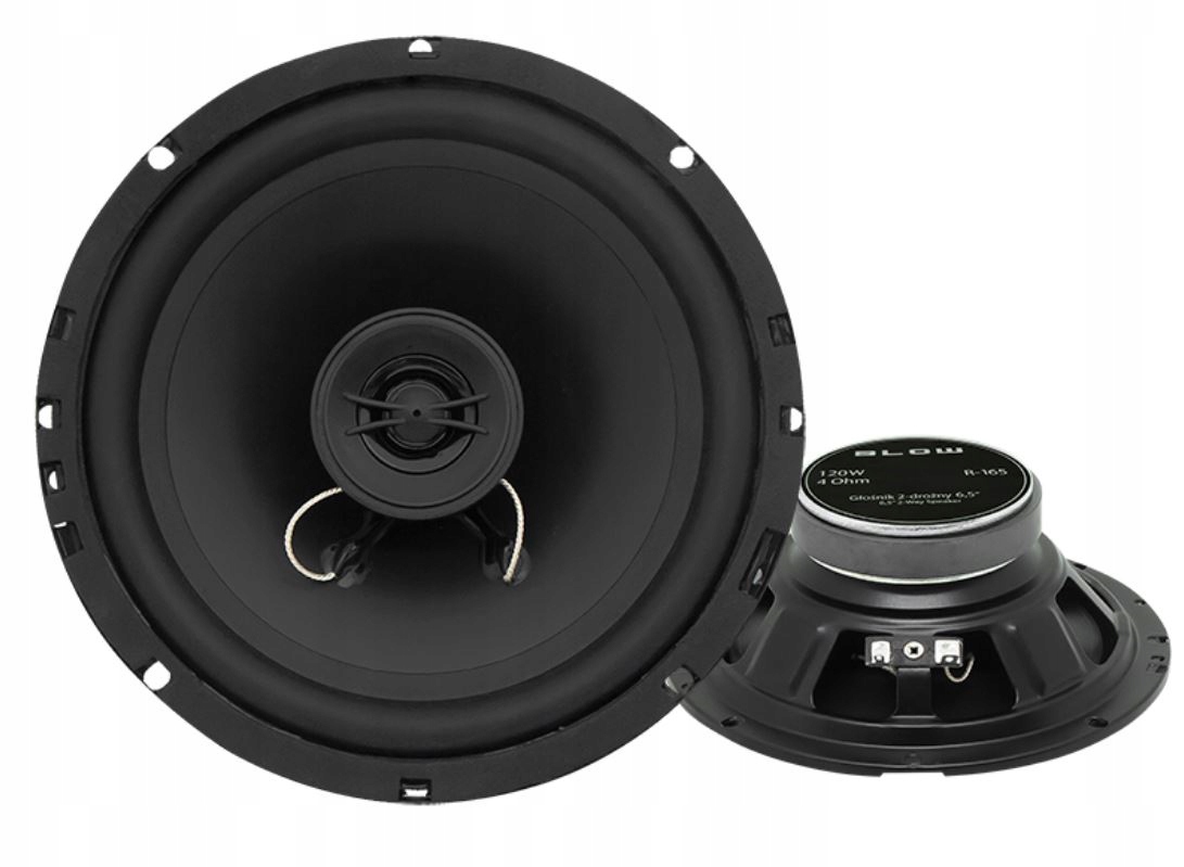 Automobilové Reproduktory 165 mm Průměr 16,5 cm R-165 120W 2ks Komplet 90db 4Ohm