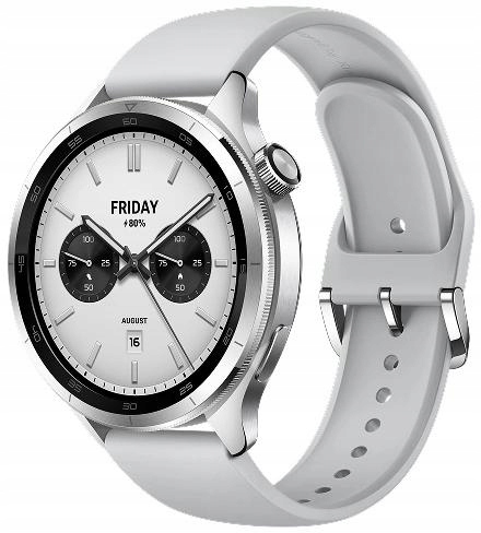 Inteligentné hodinky Xiaomi Watch S4 strieborné – moderné hodinky