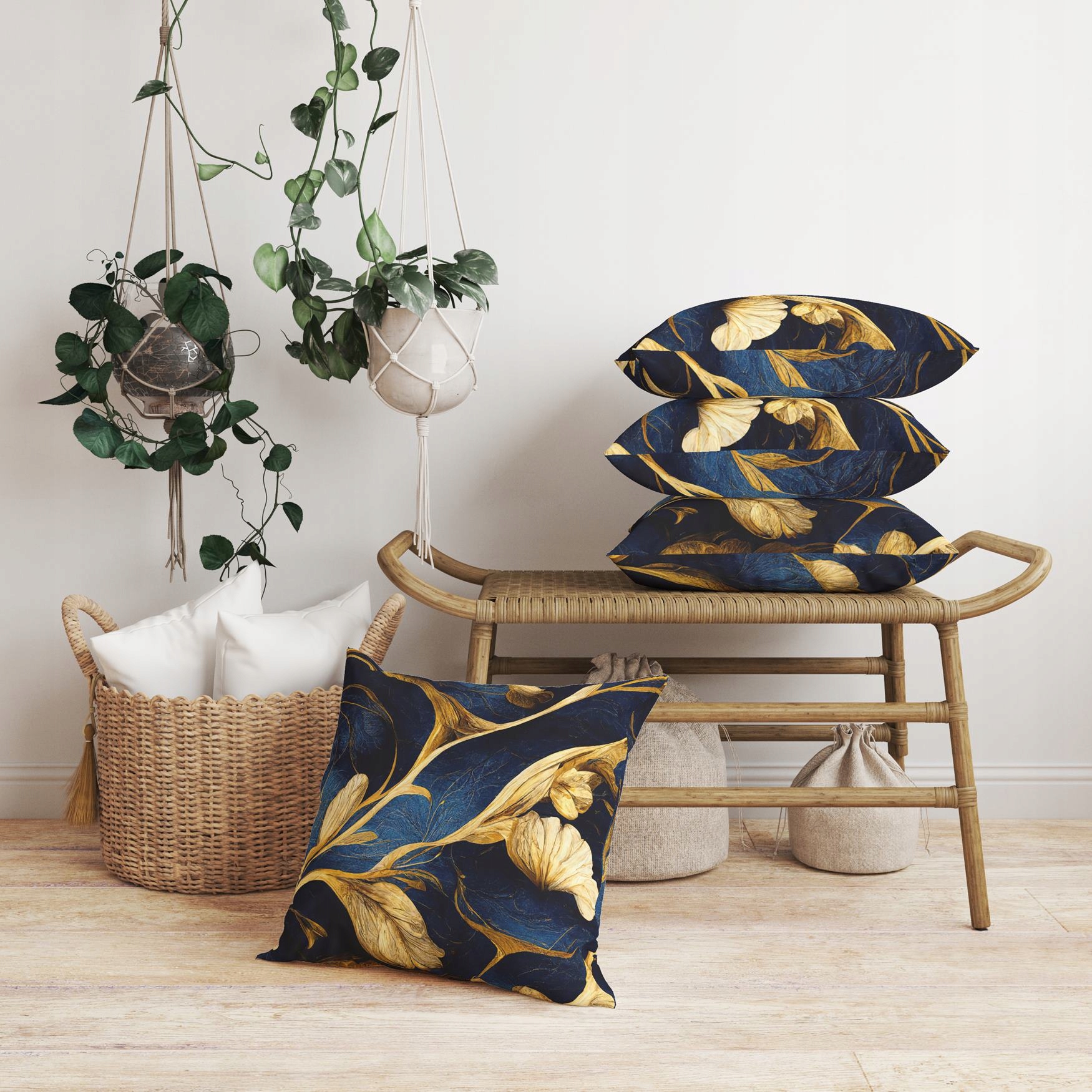 POSZEWKA NA PODUSZKĘ DEKORACYJNA 45x45 JASIEK 130 Długość 45 cm