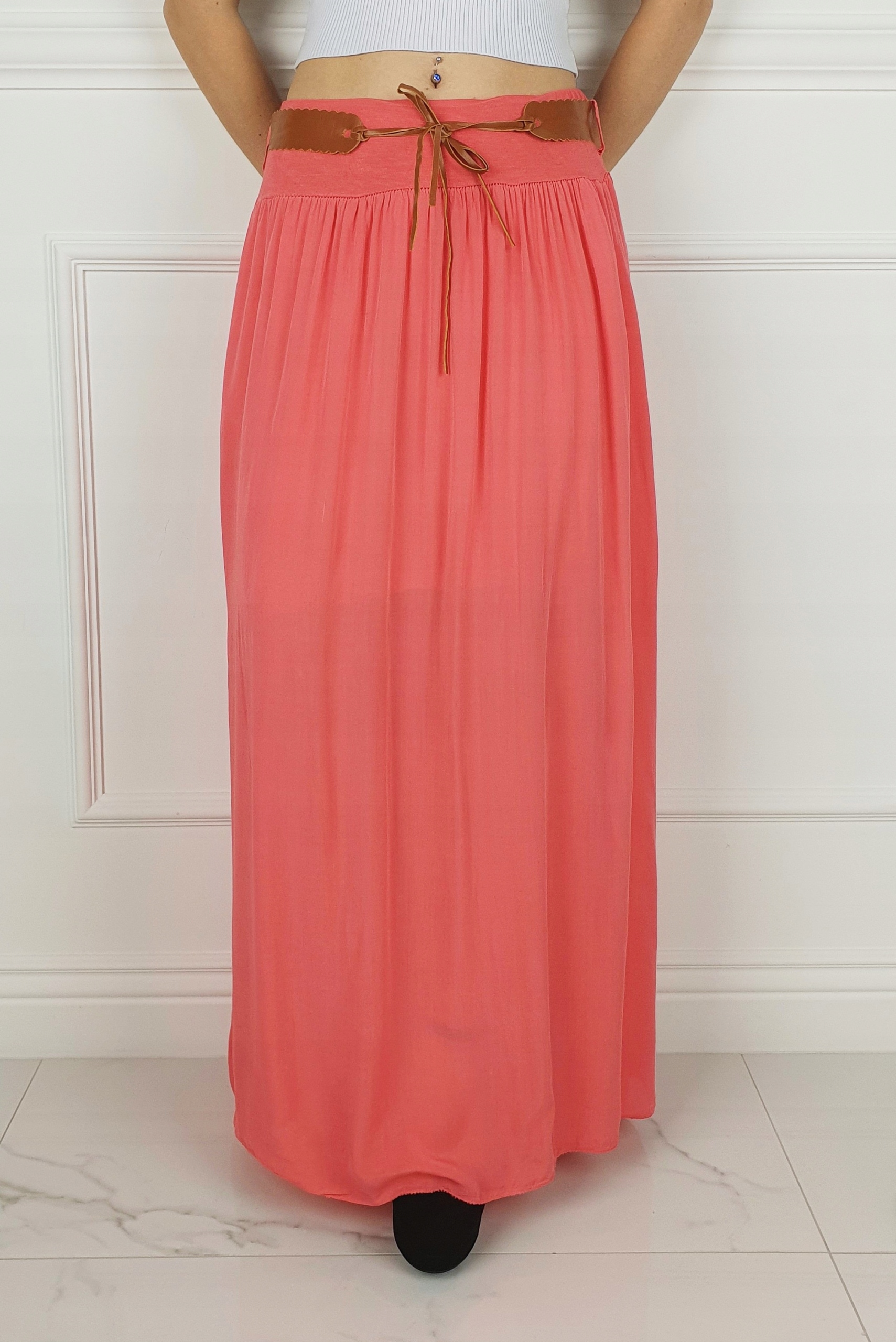 ZWIEWNA DŁUGA SPÓDNICA MAXI DO KOSTEK BOHO DAMSKA Długość maxi