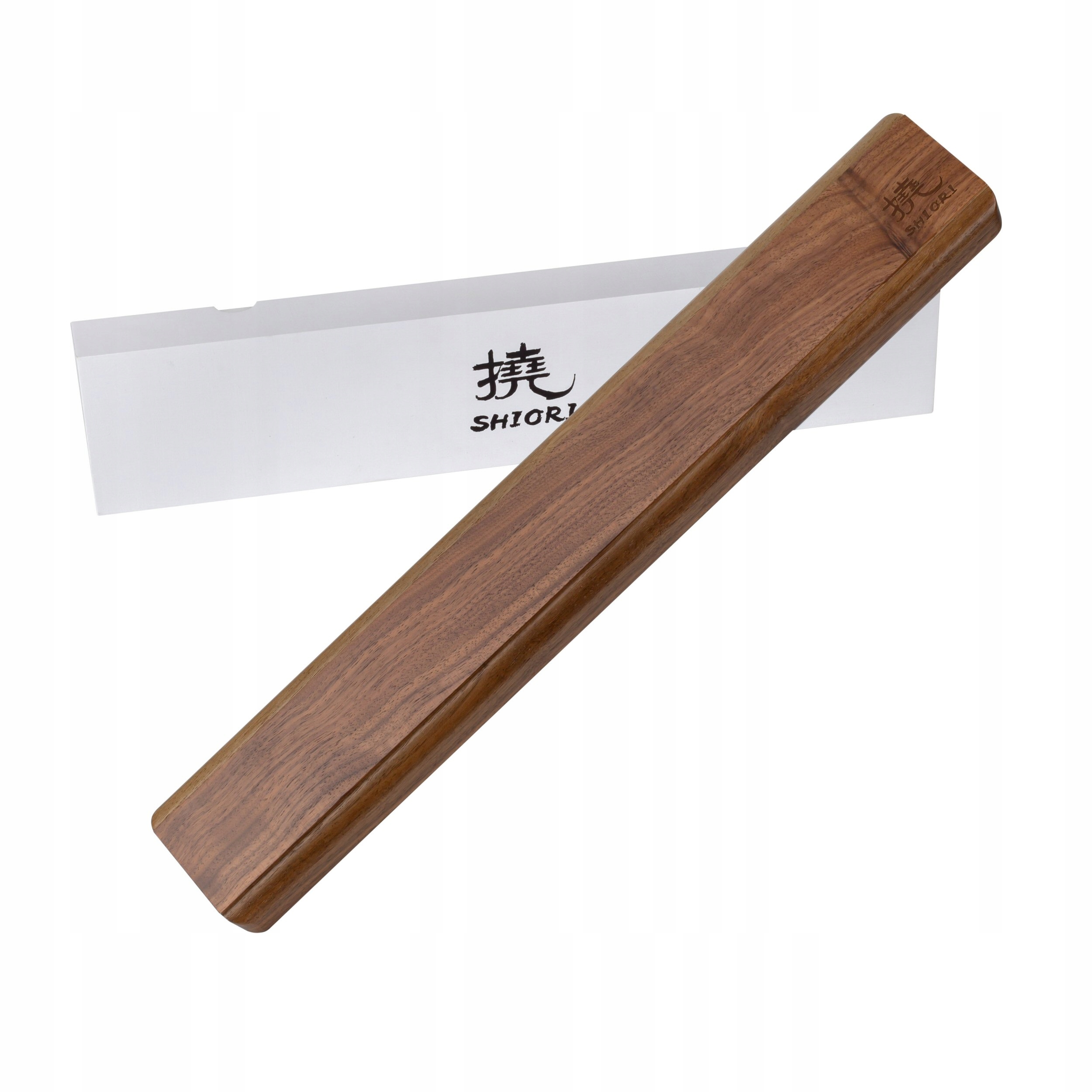 Magnetická podložka nože Shiori 40 cm z ořechového dřeva pro 7 nožů