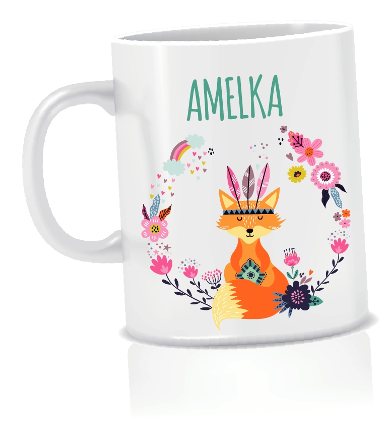 

Kubek Lis, Lisek z imieniem dziecka 330 ml