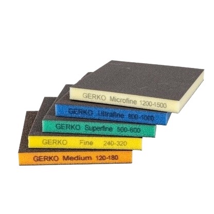 Gerko Gąbka ścierna dwustronna microfine P1200-1500 1 szt