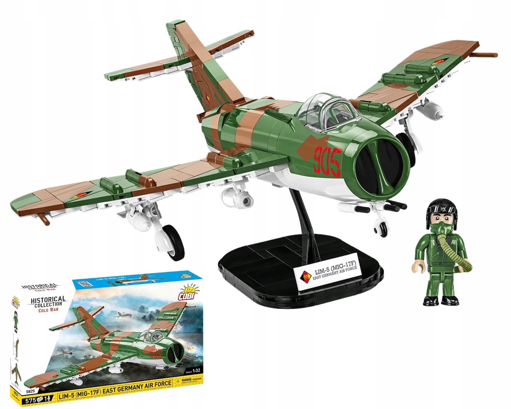 

Cobi 5825 Samolot LIM-5 (mig 17-F) Germany Klocki