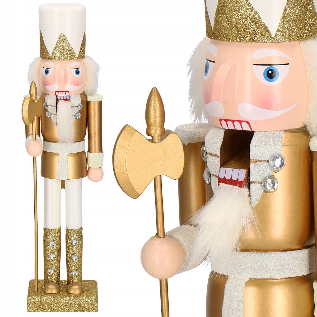 

Dziadek Do Orzechów Drewniany Figurka Duży