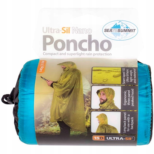Poncho Sea To Summit Ultra-Sil Nano 15D blue