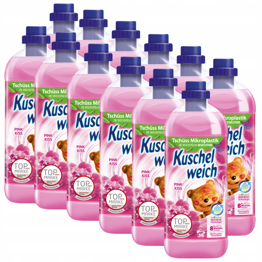 Levně Kuschelweich Pink Kiss tekutá aviváž 12x1 l