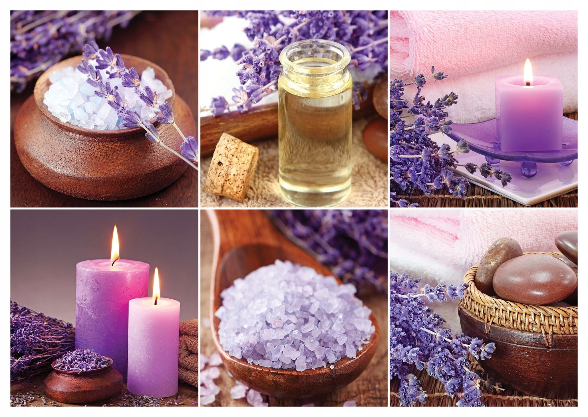 Fototapeta Levandule sůl Spa relaxační aromaterapie vinylová 208x146 lepidlo