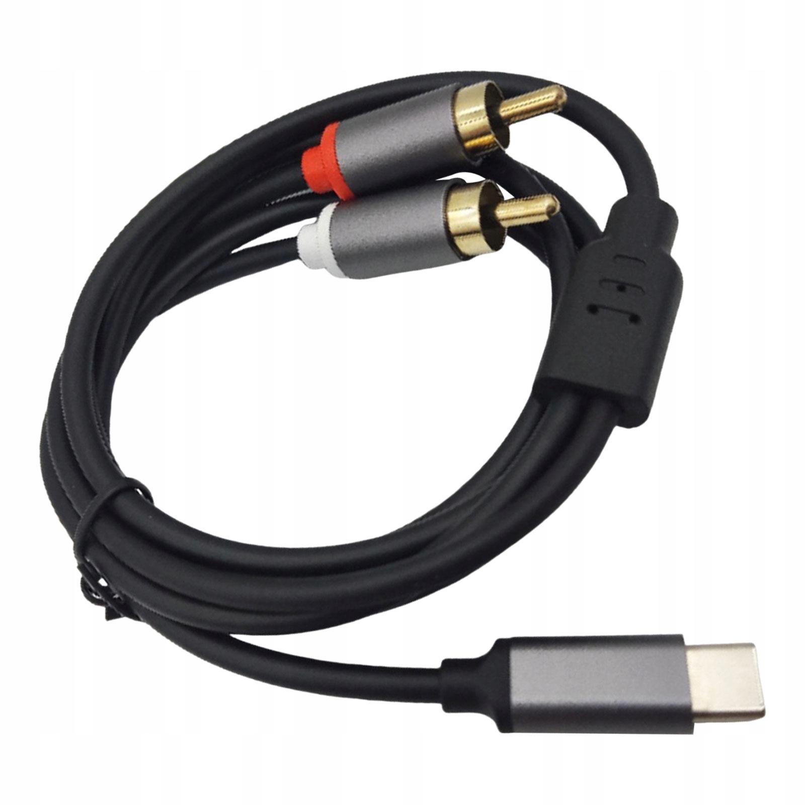 Type c to 2 RCA Cable Stereo Cable USB C Aux 2m Marka bez marki