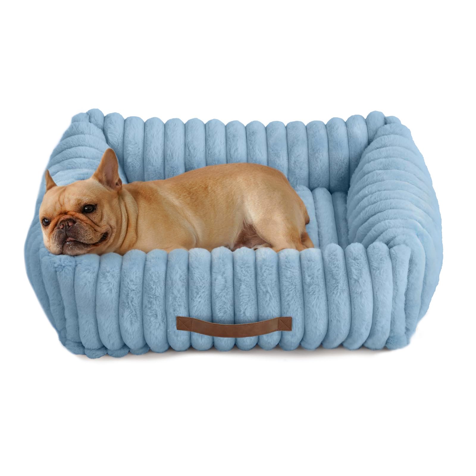 Levně Upvilla Luxusní Pelíšek pro psy a kočky, ortopedické, modré