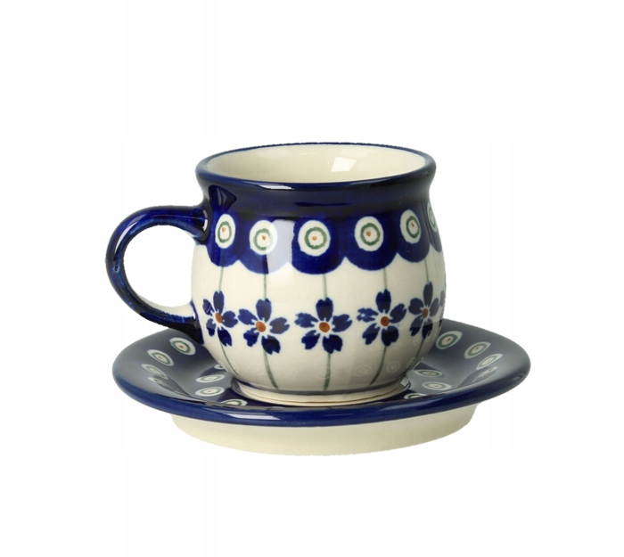 Šálek a podšálek Ceramika Bolesławiec 1 Druh V 70 ml GU1121DEK166Art