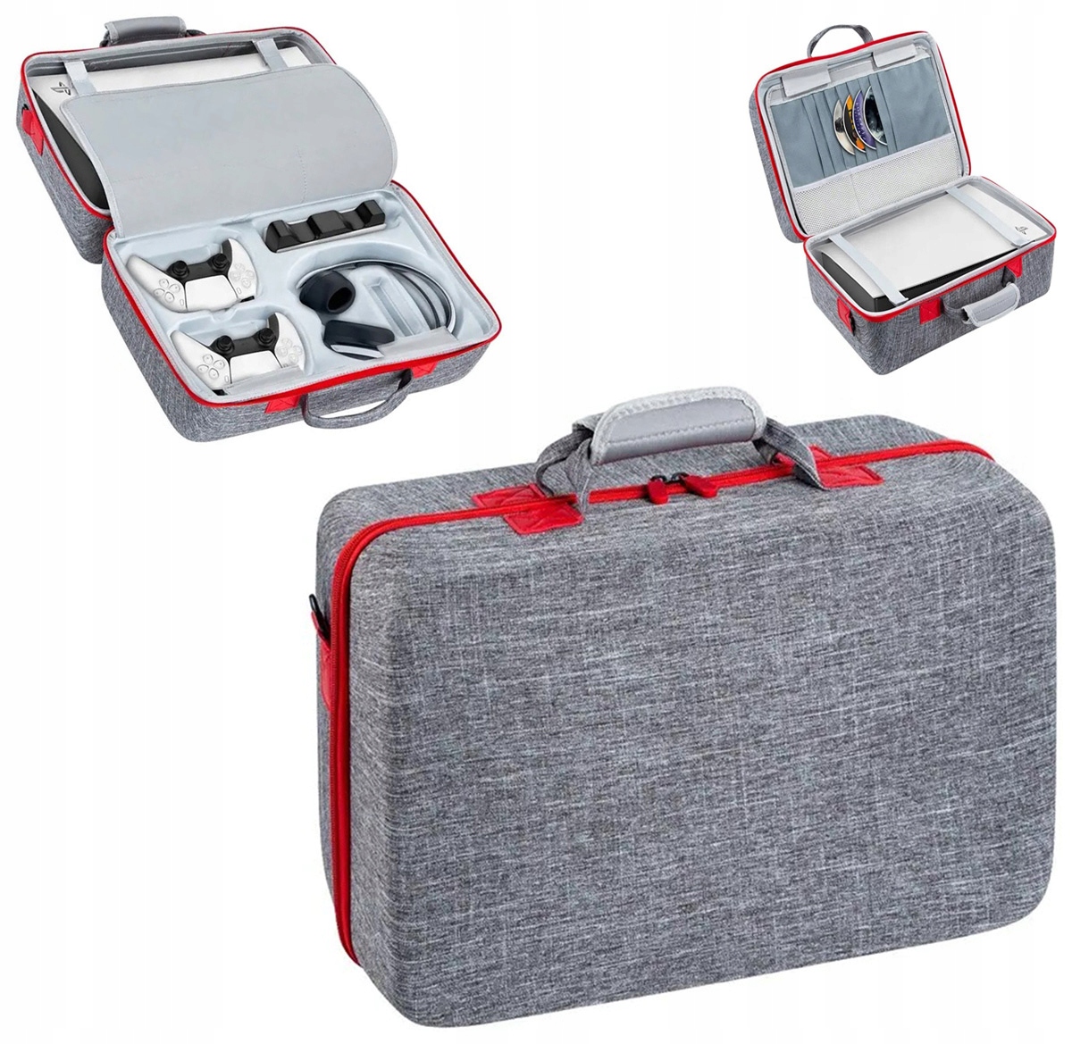 TORBA PODRÓŻNA WALIZKA DO PRZECHOWYWANIA PLAYSTATION 5 I PADÓW PS5 PSP32 Stan opakowania oryginalne