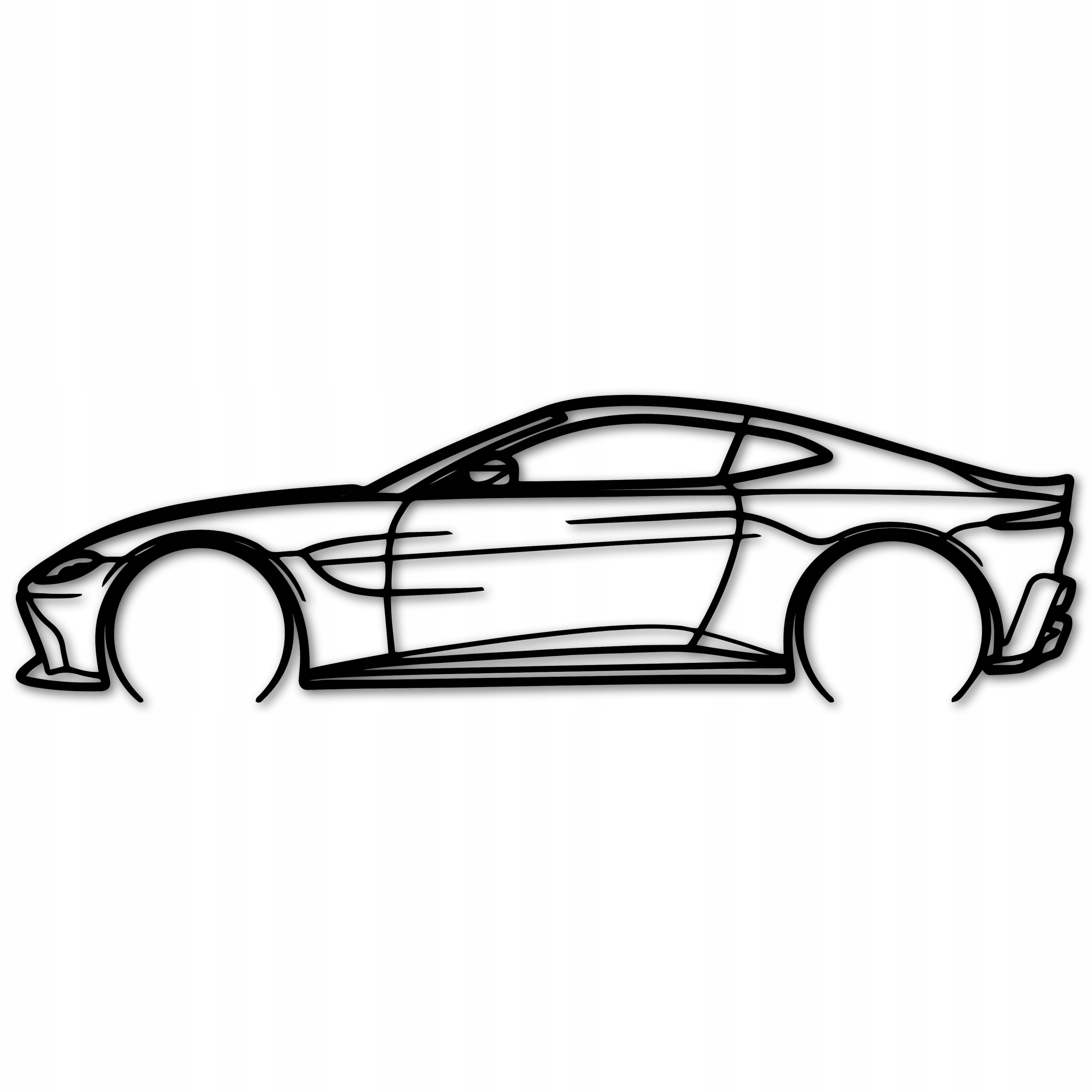 Prolamovaný Obraz Auto Aston Martin Vantage 80 cm Nástěnná Dekorace Panel 3D