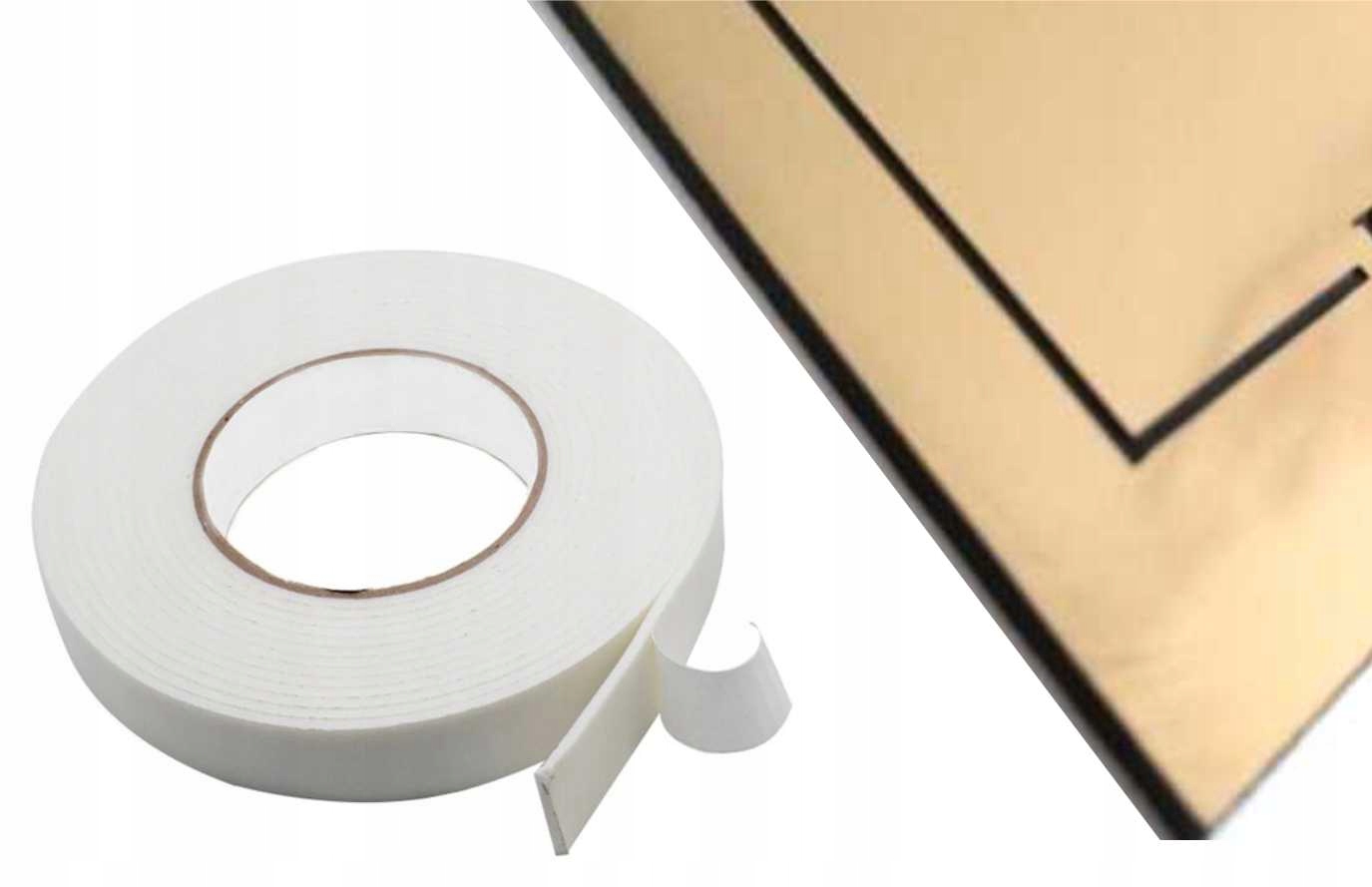 PODKLEJENIE TAŚMĄ MONTAŻOWĄ do powierzchni 100 cm2