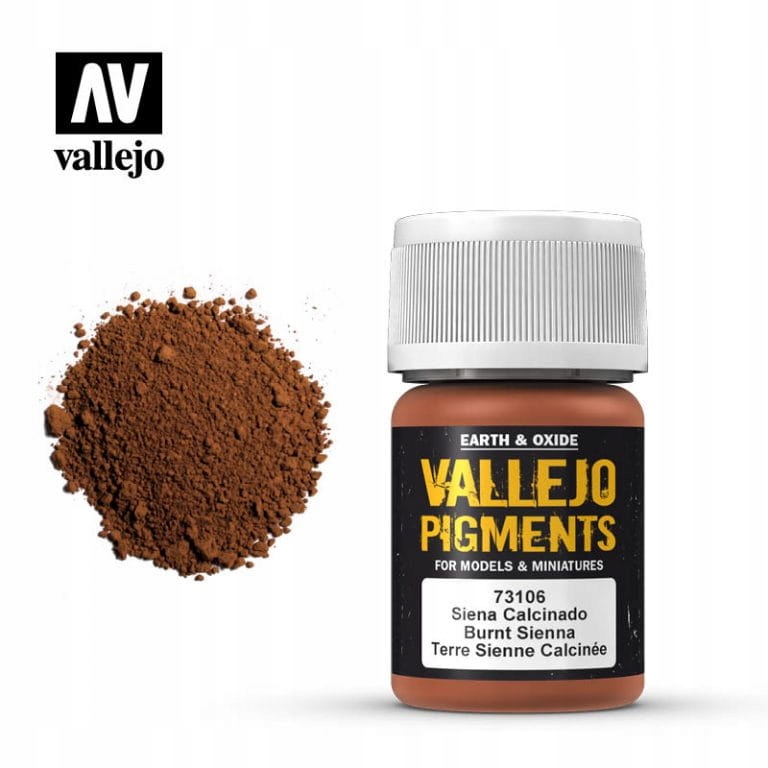 

Vallejo Pigment 73106 Burnt Sienna 30ml