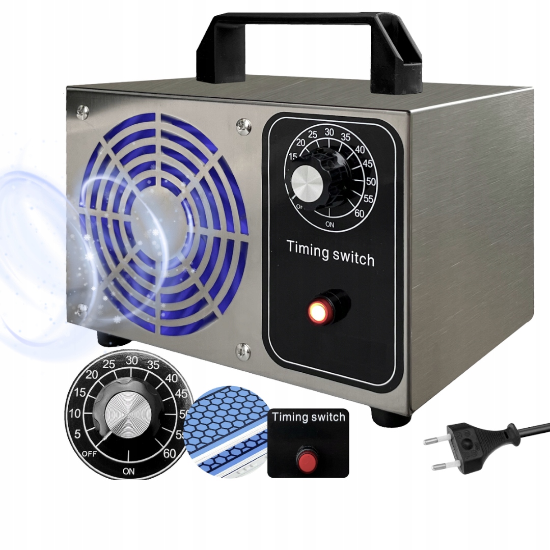 Generátor Ozonu Ozonátor Pro Dezinfekci Auta Místností Čistička 40000