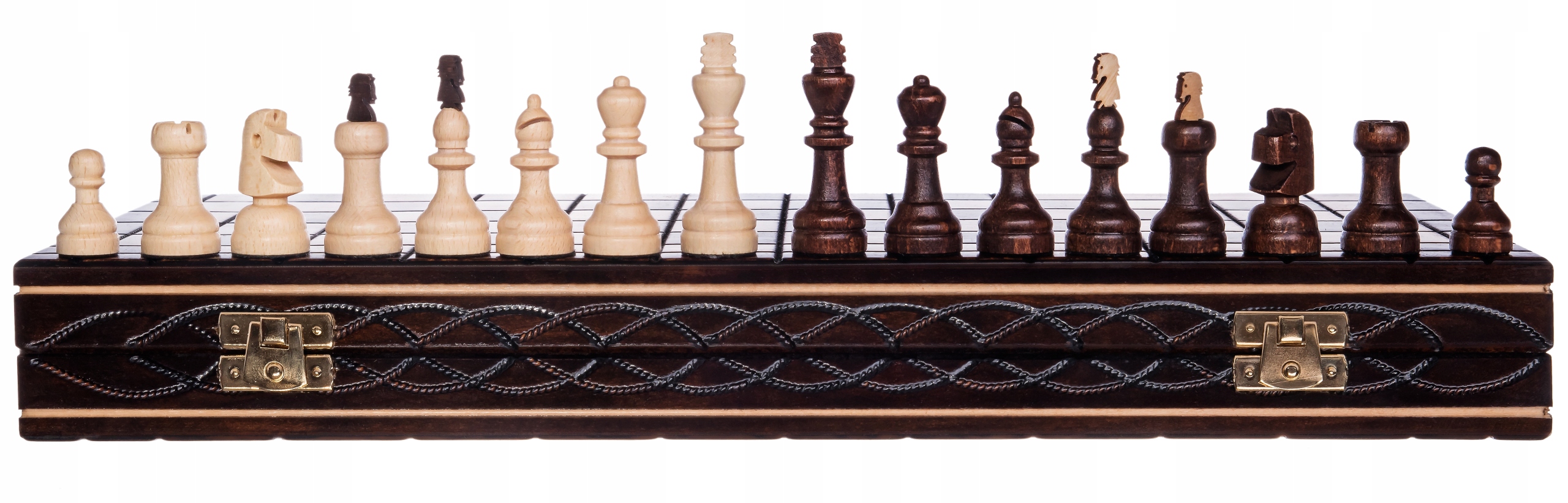 SZACHY + WARCABY DREWNIANE 100-POLOWE CAPABLANKA Rodzaj szachy drewniane turniejowe