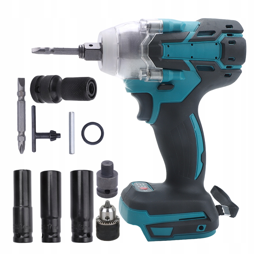 Rázový Klíč 3V1 S Příklepovými Šroubováky 18V Sada