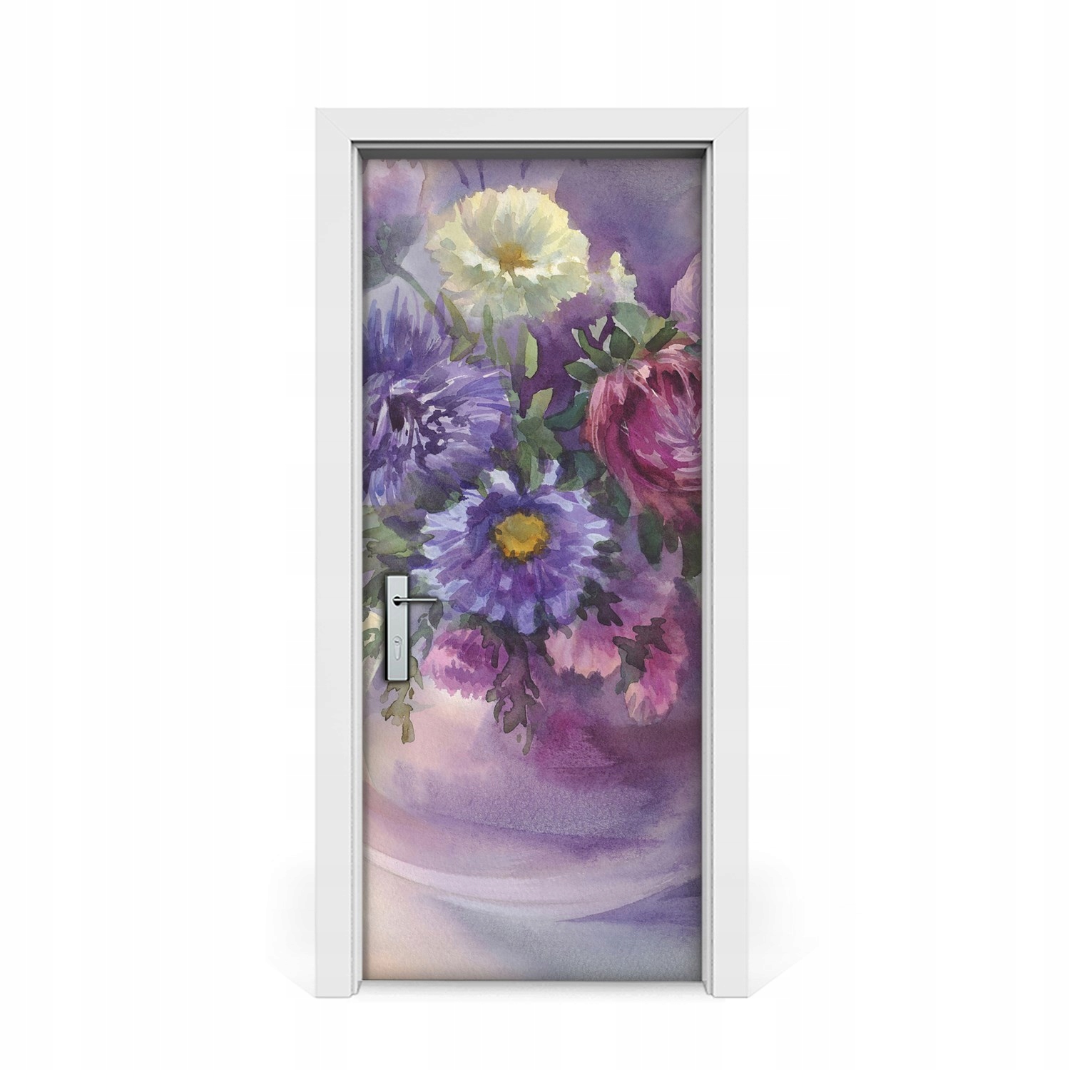 

Naklejka na drzwi okleina Kwiaty w wazonie 85x205