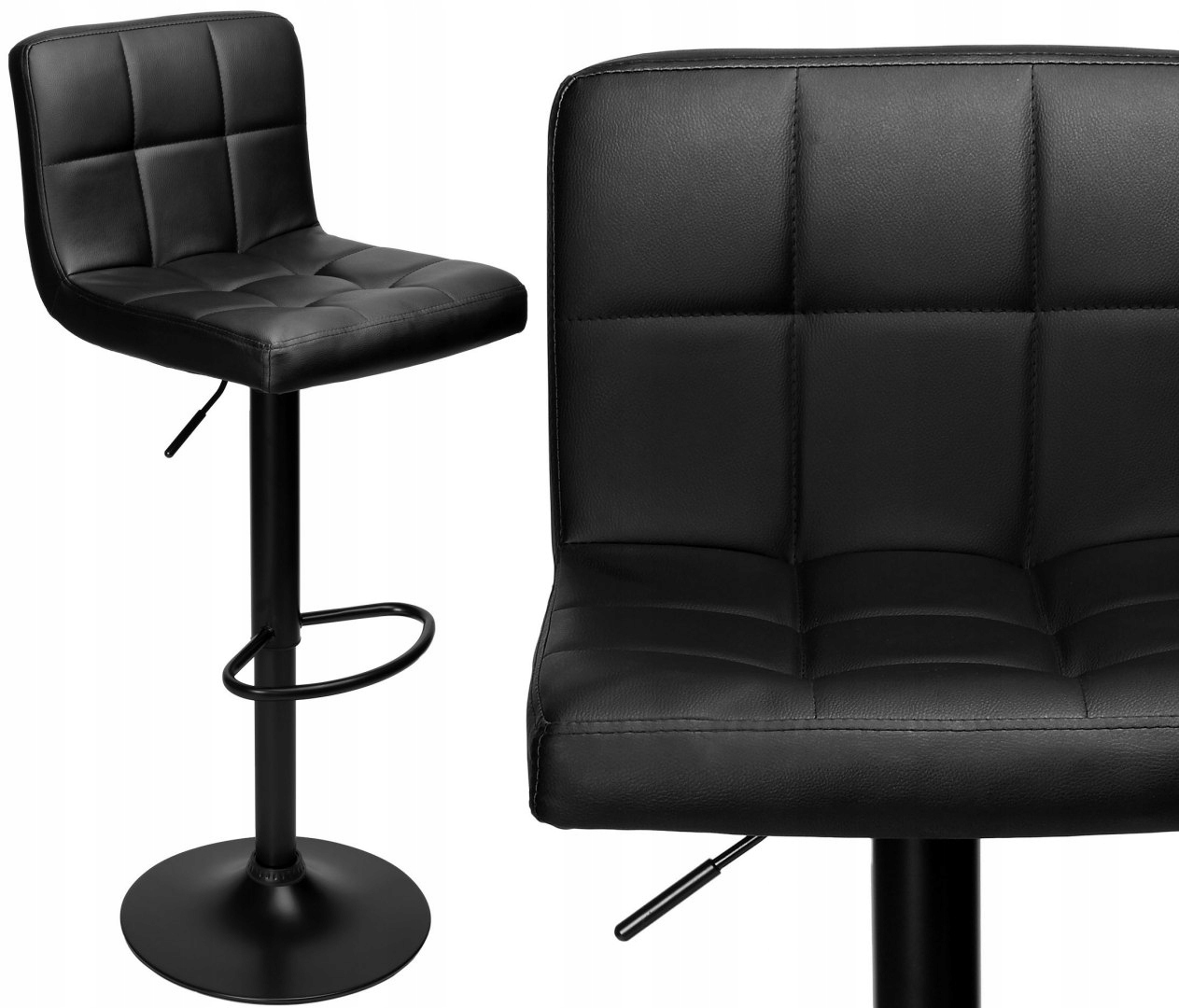 

Krzesło barowe Arako Black czarne