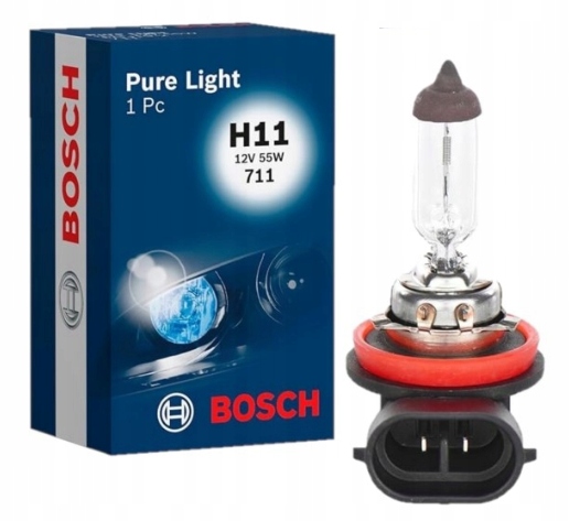 Bosch Żarówka H11 Pure Light 12V 55W PGJ19-2 1987302084