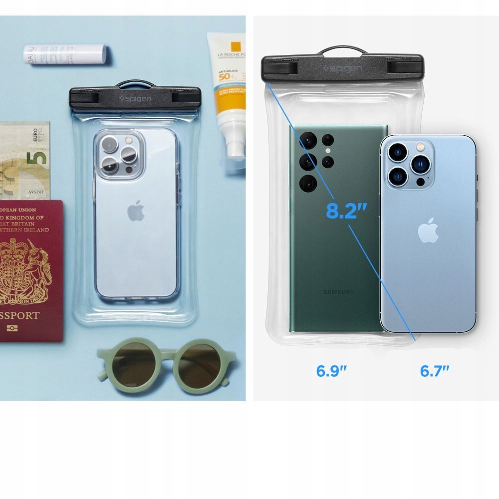 ETUI WODOSZCZELNE IPX8 NA TELEFON BASEN KAJAK Model A610