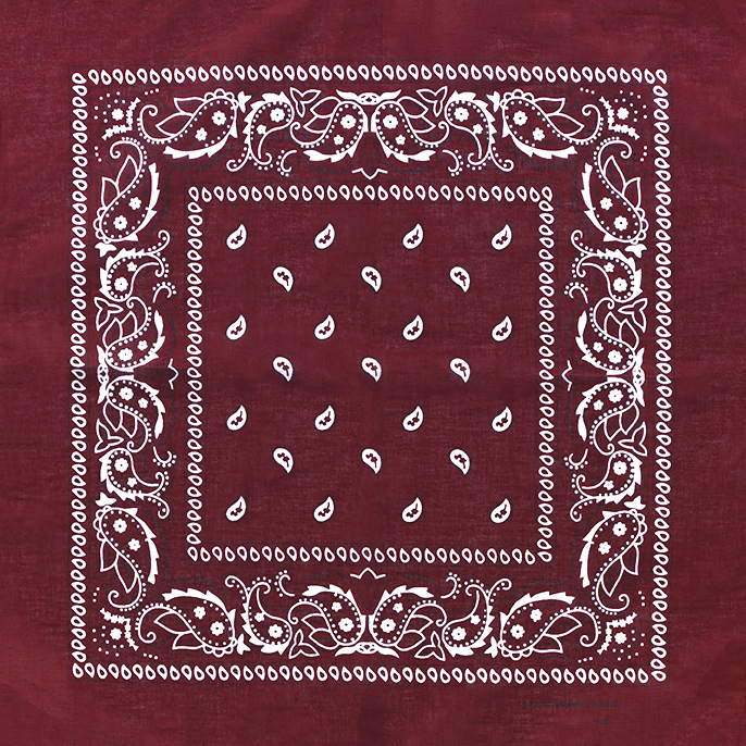 

Bandana bandamka bandana bordowa chusta paisley