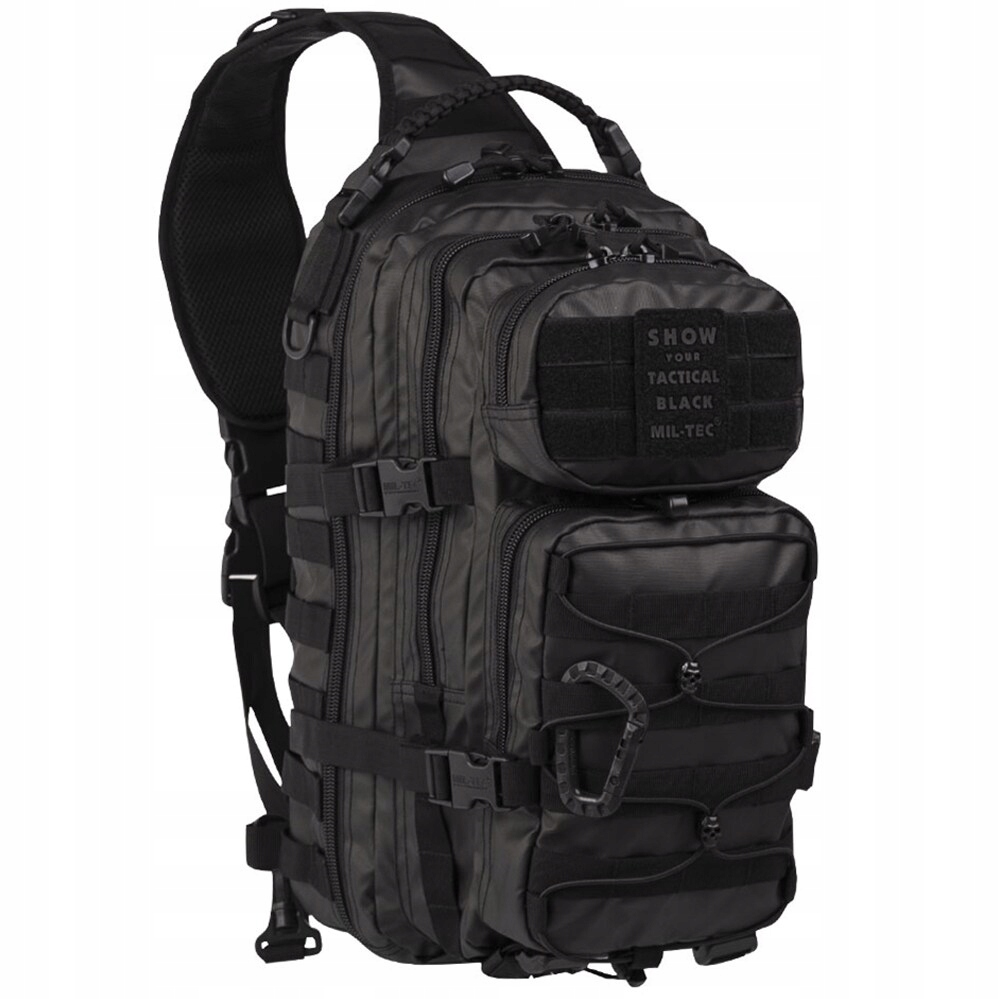 Batoh přes rameno Vojenský Mil-Tec One Strap Assault 25 l Tactical Black