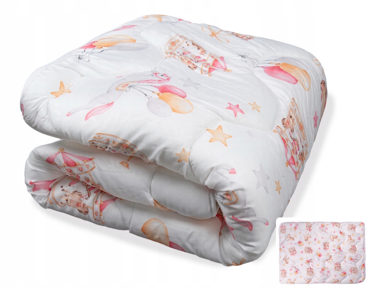 Přikrývka Pro Dítě 2V1 140X200 Teplá, Měkká, Antialergická – Polský Výrobek