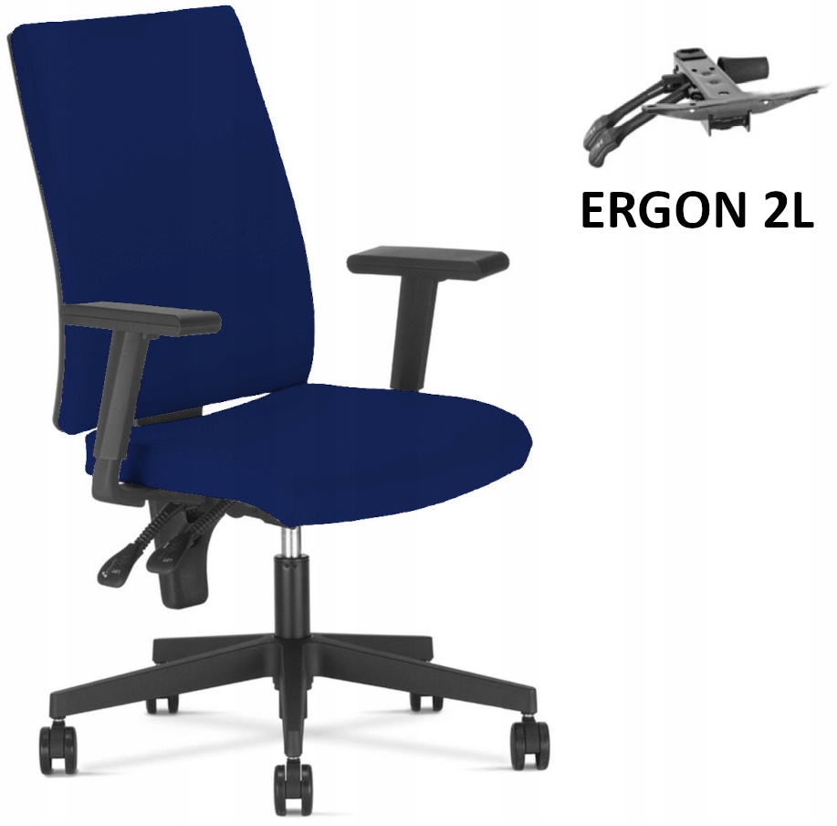 Fotel biurowy obrotowy I-LINE R19T granatowy NS