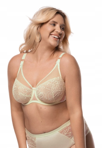 Měkká podprsenka s výšivkou Janette 80E Mefemi