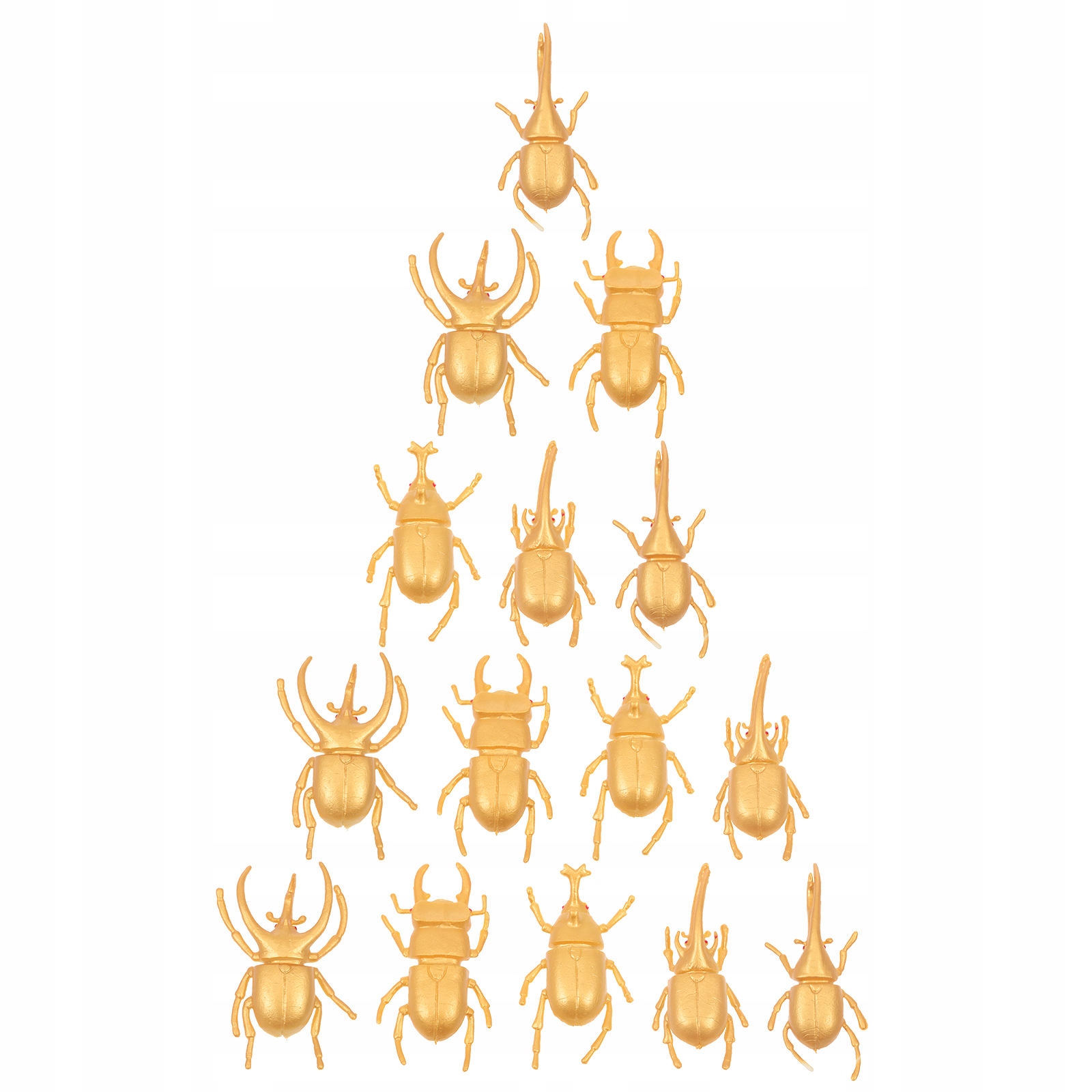 3ZEST EDUKACYJNE ZABAWKI OWADY MODEL ZŁOTY PCV