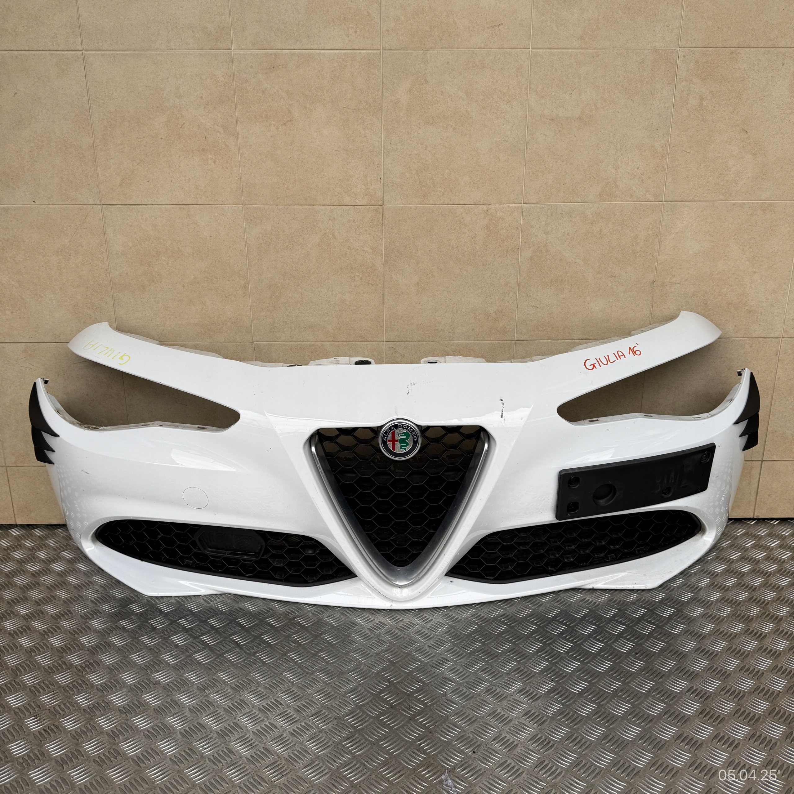 front bumper complete ALFA ROMEO GIULIA 2016 ROK