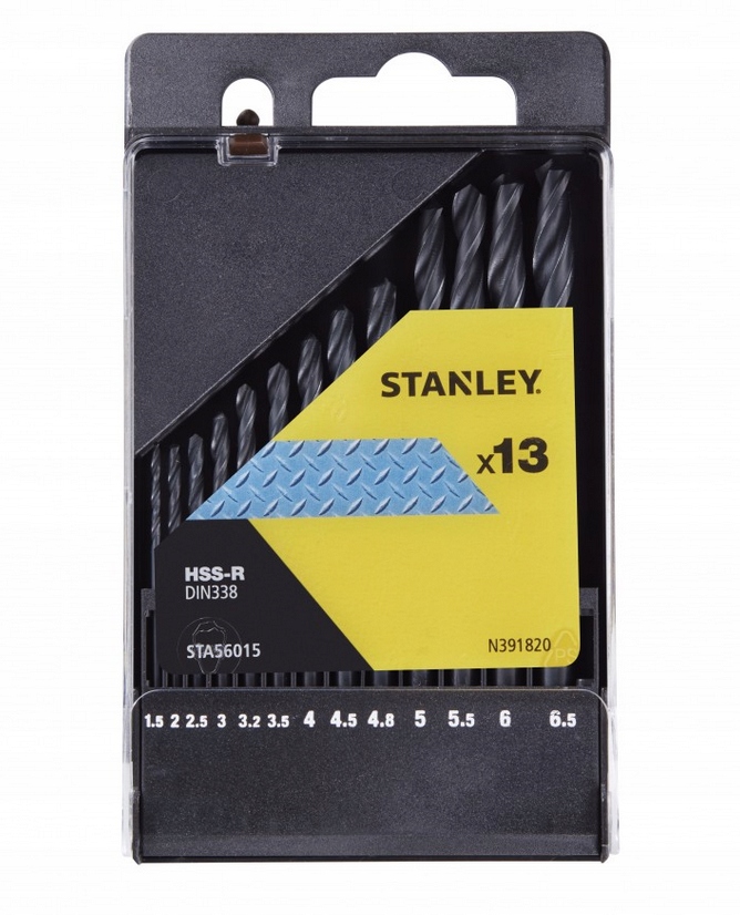

Zestaw Wierteł Do Metalu Hss 13EL 1.5-6.5 Stanley