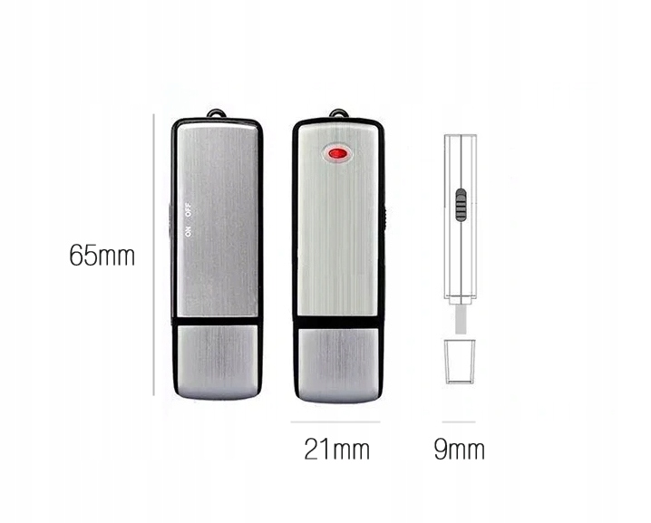 Minidyktafon USB Flash Drive X09 8 GB Model X09