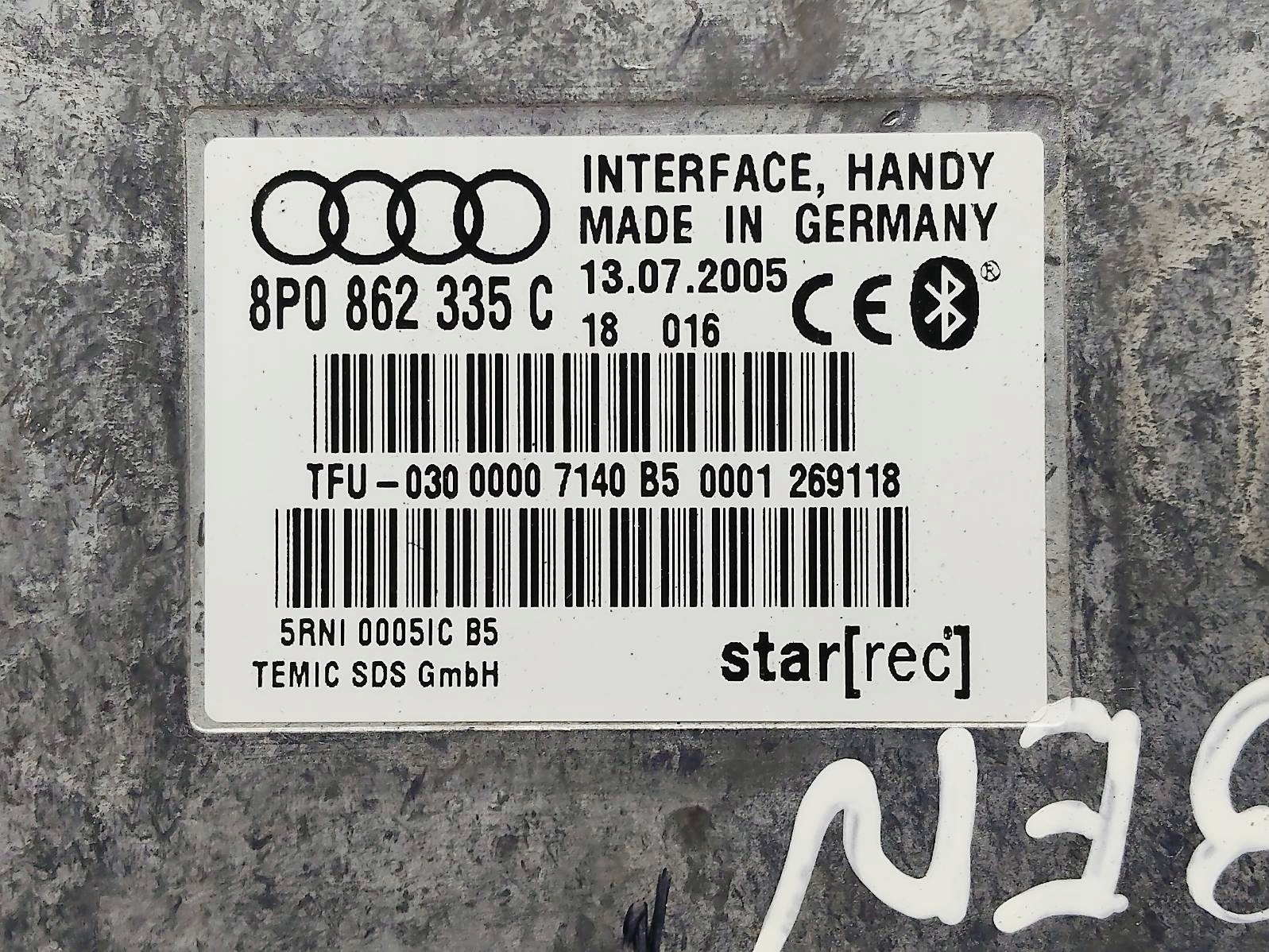modulo BLUETOOTH Audi A3 8P 2.0 TDI 8P0862335C
