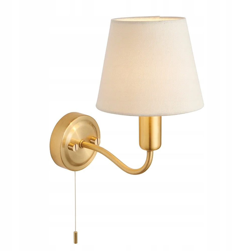 Endon Saténová mosadzná kúpeľňová lampa IP44 Tienidlo 1xG9